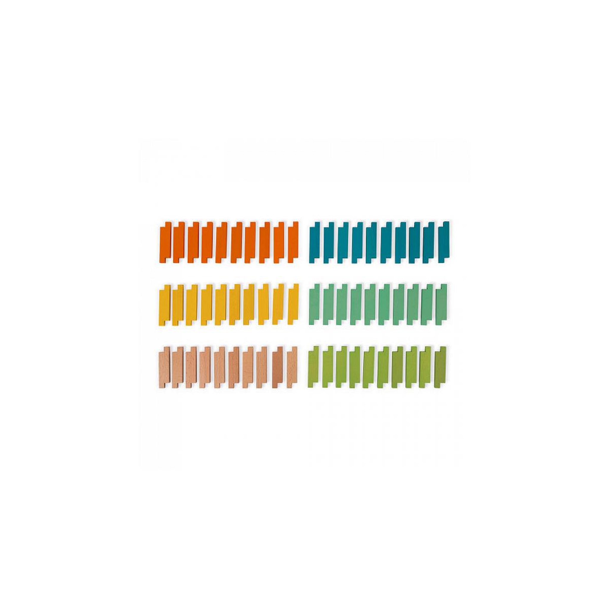 Voir la diapositive 3 : Juratoys-Janod Set de construction 60 pcs