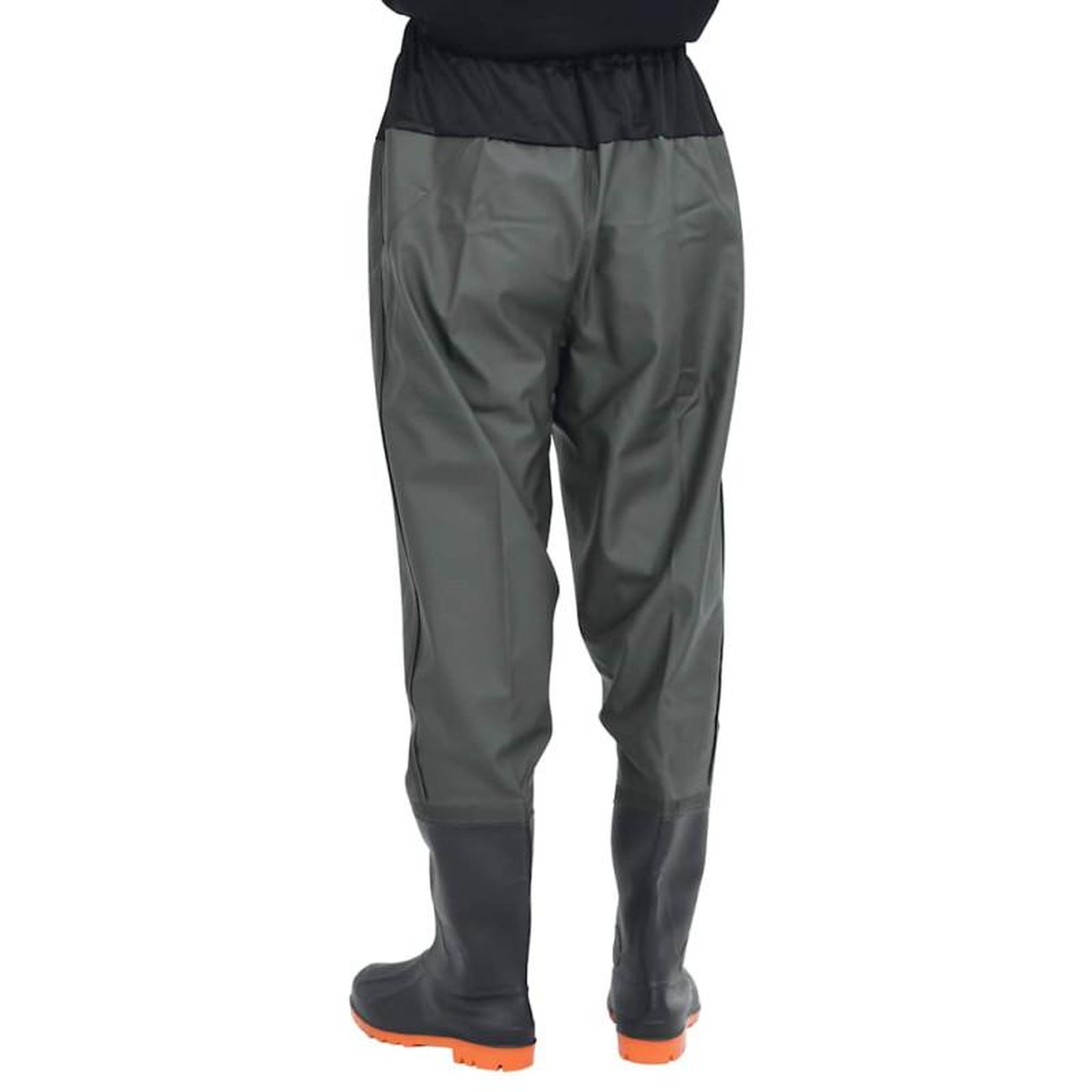 Voir la diapositive 4 : VIDAXL Cuissardes avec bottes vert foncé taille 38