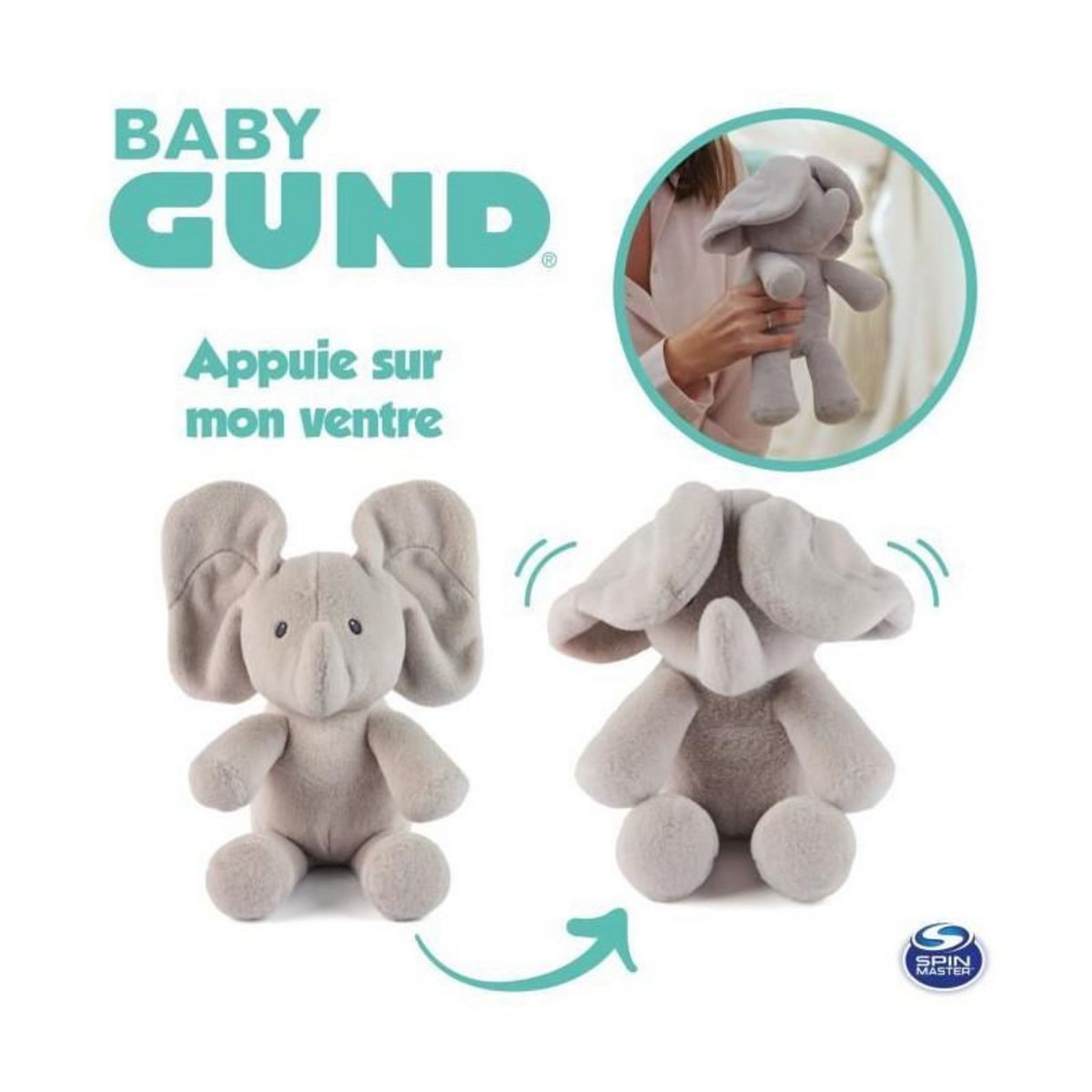 Spin Master SPIN MASTER CACHE-CACHE FLAPPY L'ELEPHANT Gund
