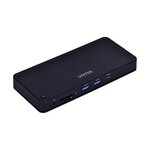 Unitek Station d'accueil Unitek D1079A 12 ports, 40 Gbps, 8K HDMI, USB 4, Ethernet