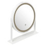 Voir la diapositive 1 : FIVE Miroir Pivotant à Poser  LED  35cm Blanc