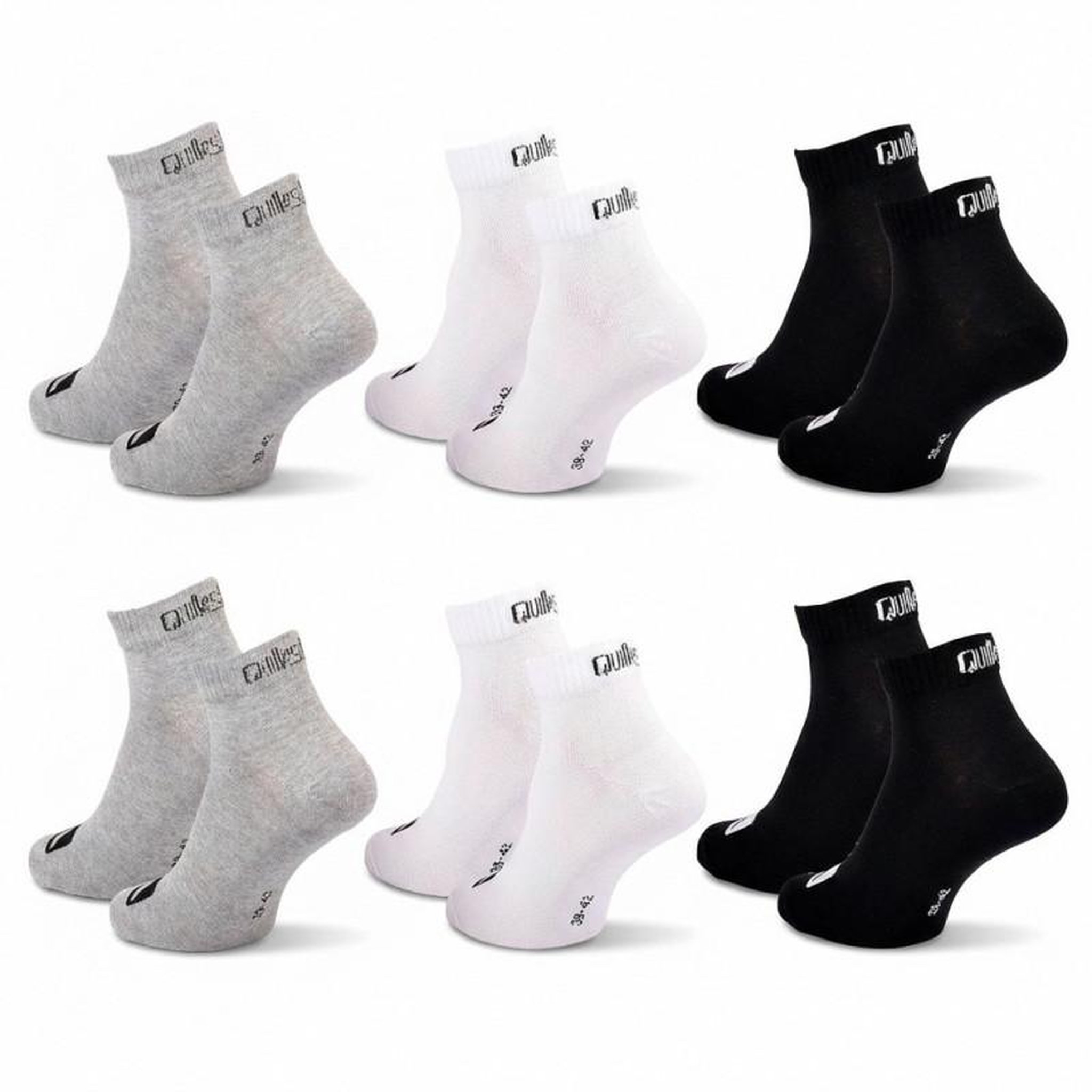 Voir la diapositive 4 : QUIKSILVER Quiksilver Pack de Chaussettes Enfant QUARTER – Lot 6 Paires Sport