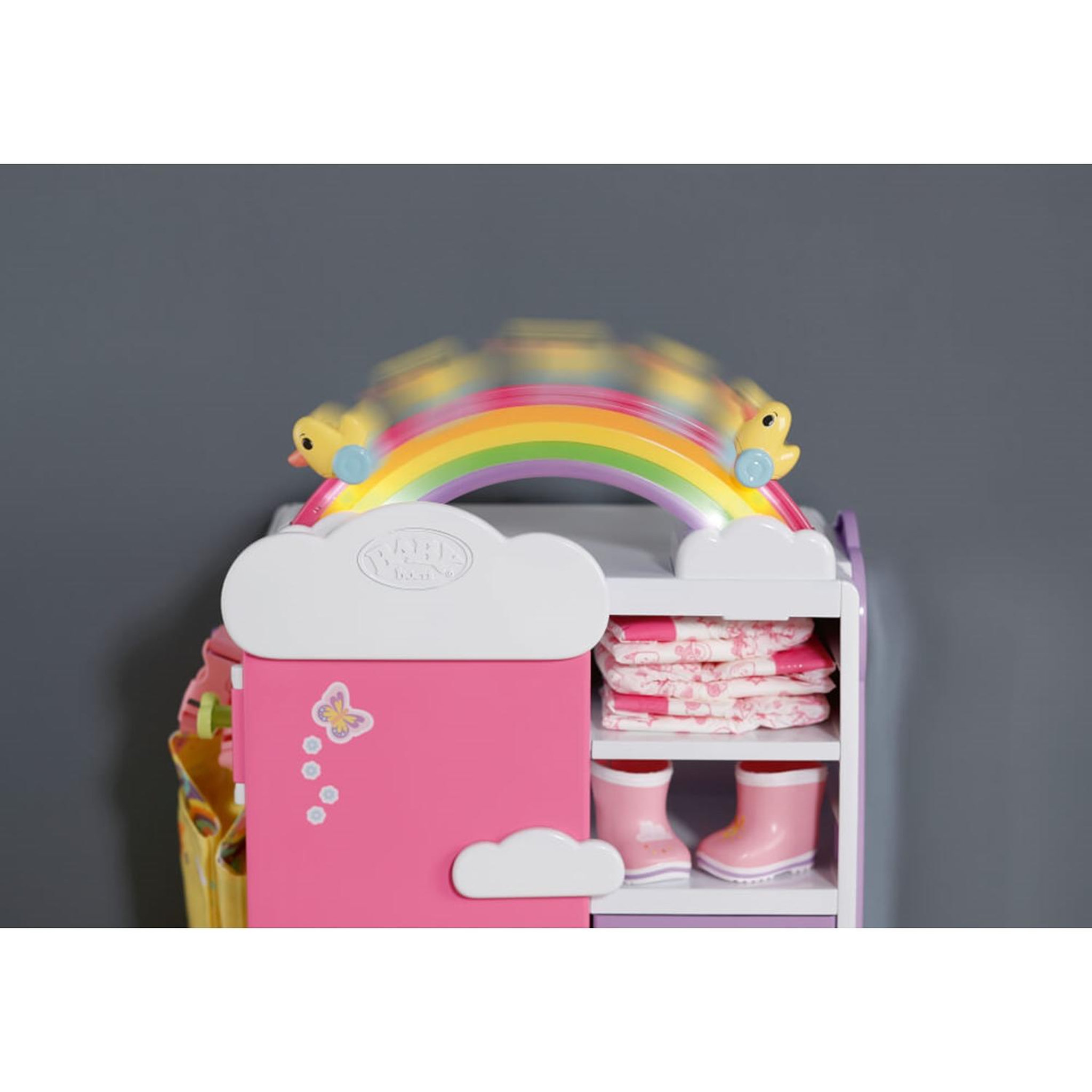Voir la diapositive 6 : Zapf Creation Baby born Armoire arc-en-ciel pour poupées