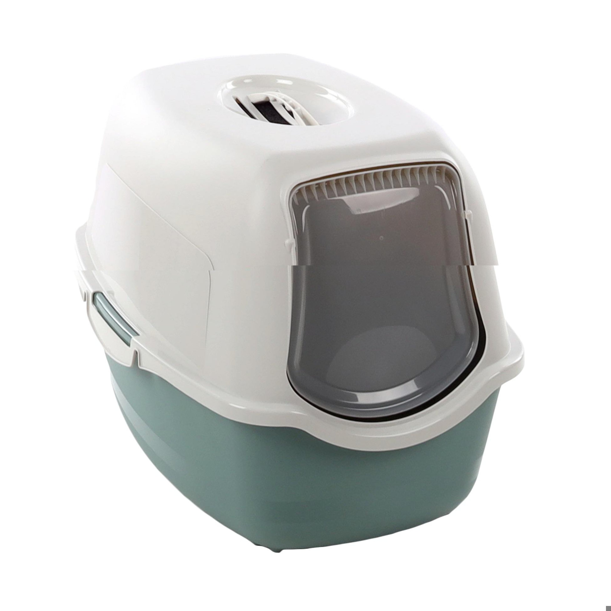 Eden Bac a litière pour chat lexie. Coloris disponibles : Gris, Vert, Noir, Bleu