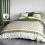 Voir la diapositive 4 : ATELIER DU COTON Housse de couette 240x220 NAYAA + 2 taies coton 57 fils