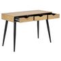 Voir la diapositive 3 : CONCEPT USINE Bureau scandinave avec tiroirs noir SEVEY