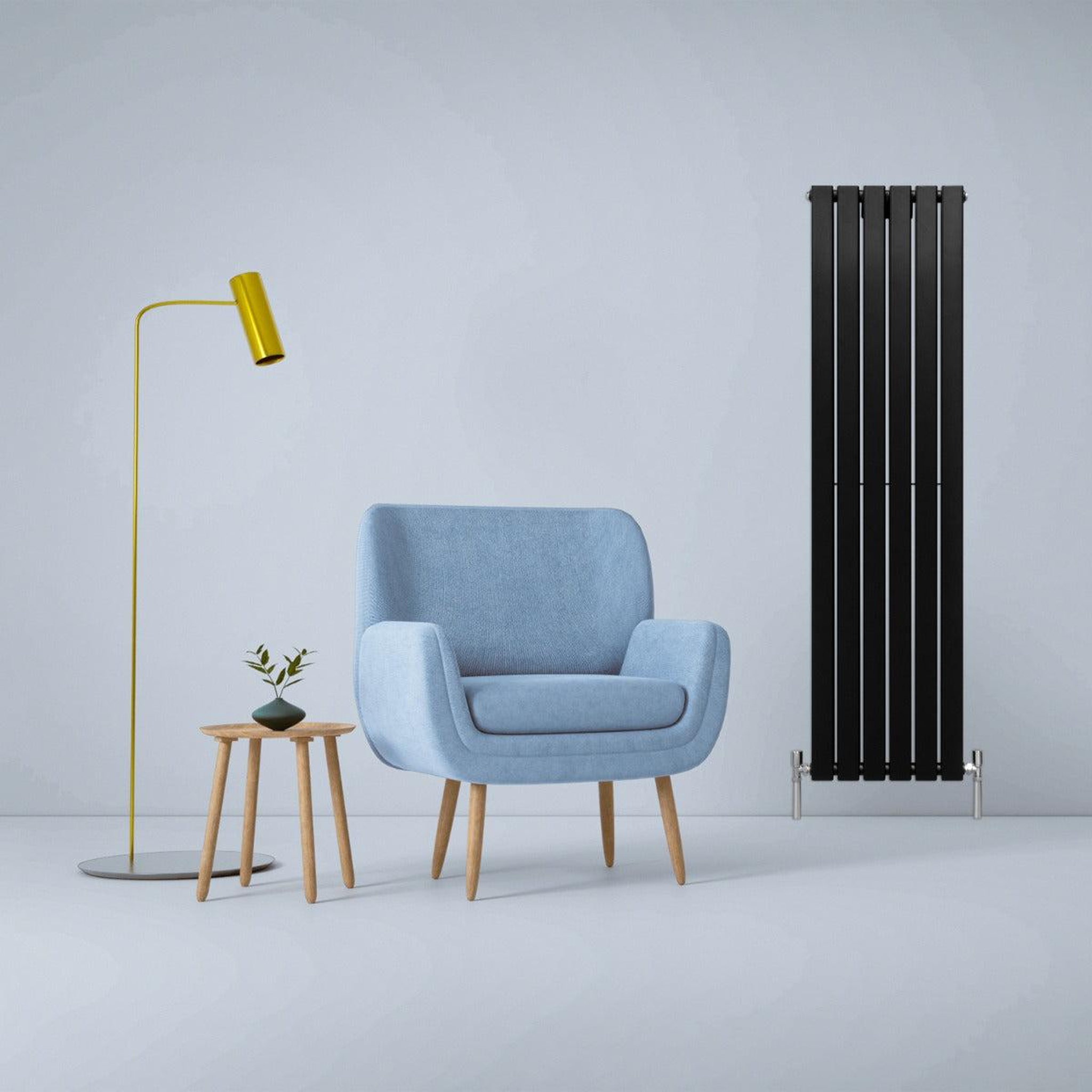 Voir la diapositive 2 : MONSTERSHOP Radiateur plat à 2 panneaux - 1600 x 420 mm