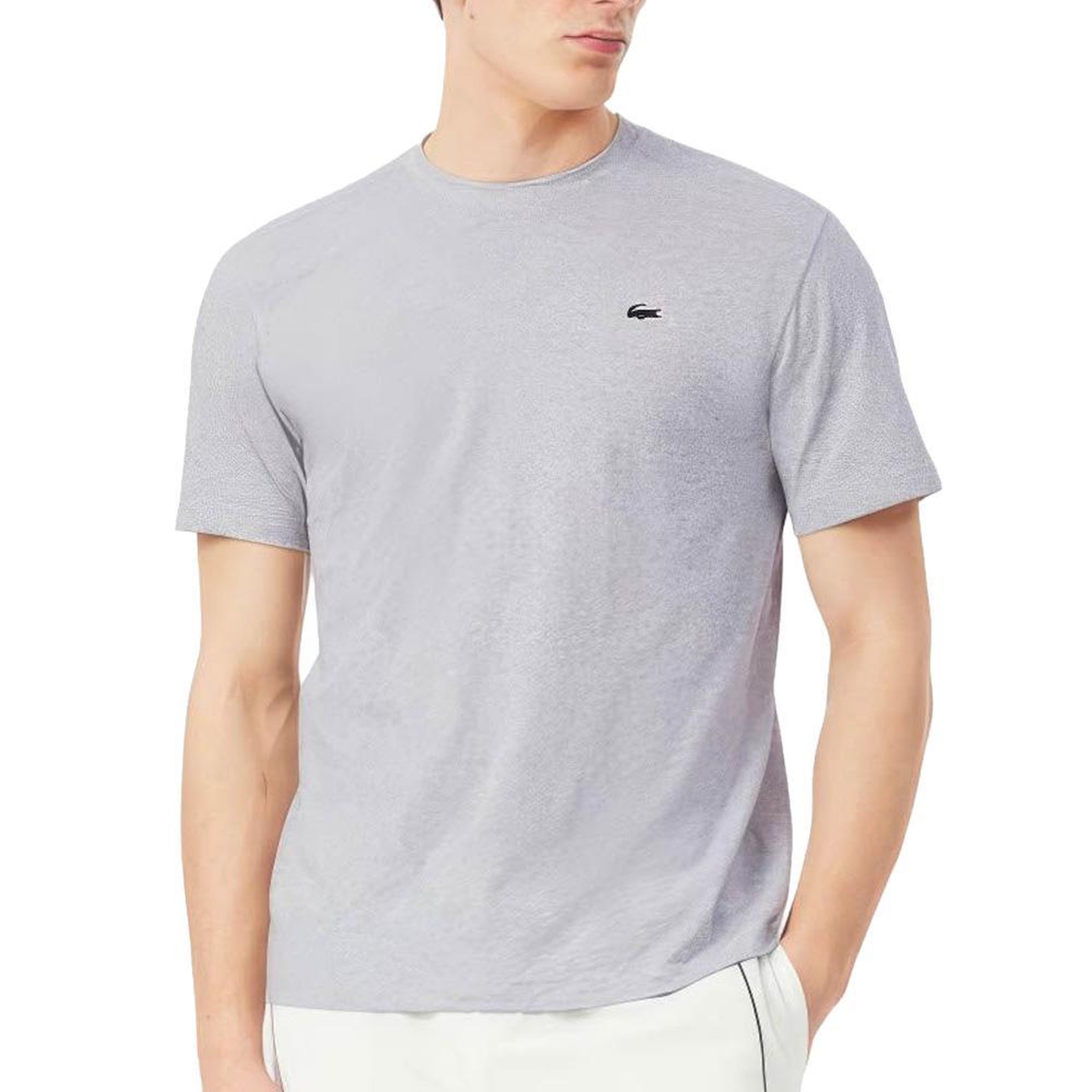 Lacoste T-shirt gris clair homme lacoste th7618. Coloris disponibles : Gris