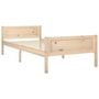 Voir la diapositive 2 : VIDAXL Cadre de lit sans matelas bois de pin massif 90x200 cm