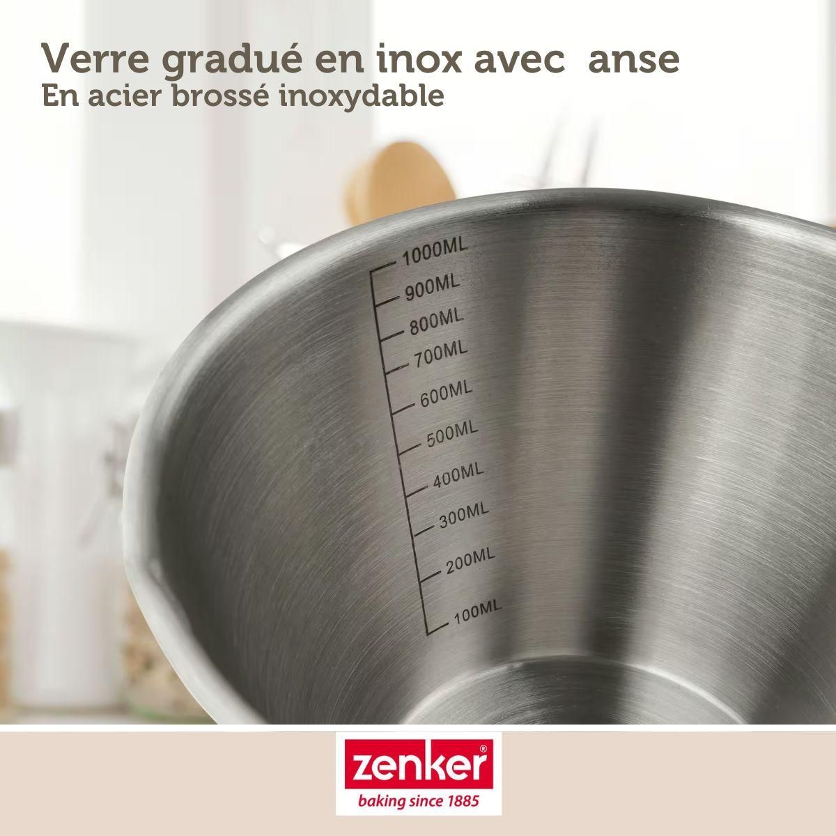 ZENKER Verre doseur 1 litre Zenker Smart Pastry