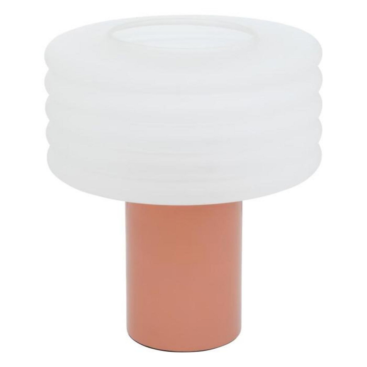 ATMOSPHERA Lampe à Poser en Verre  Asti  36cm Rose