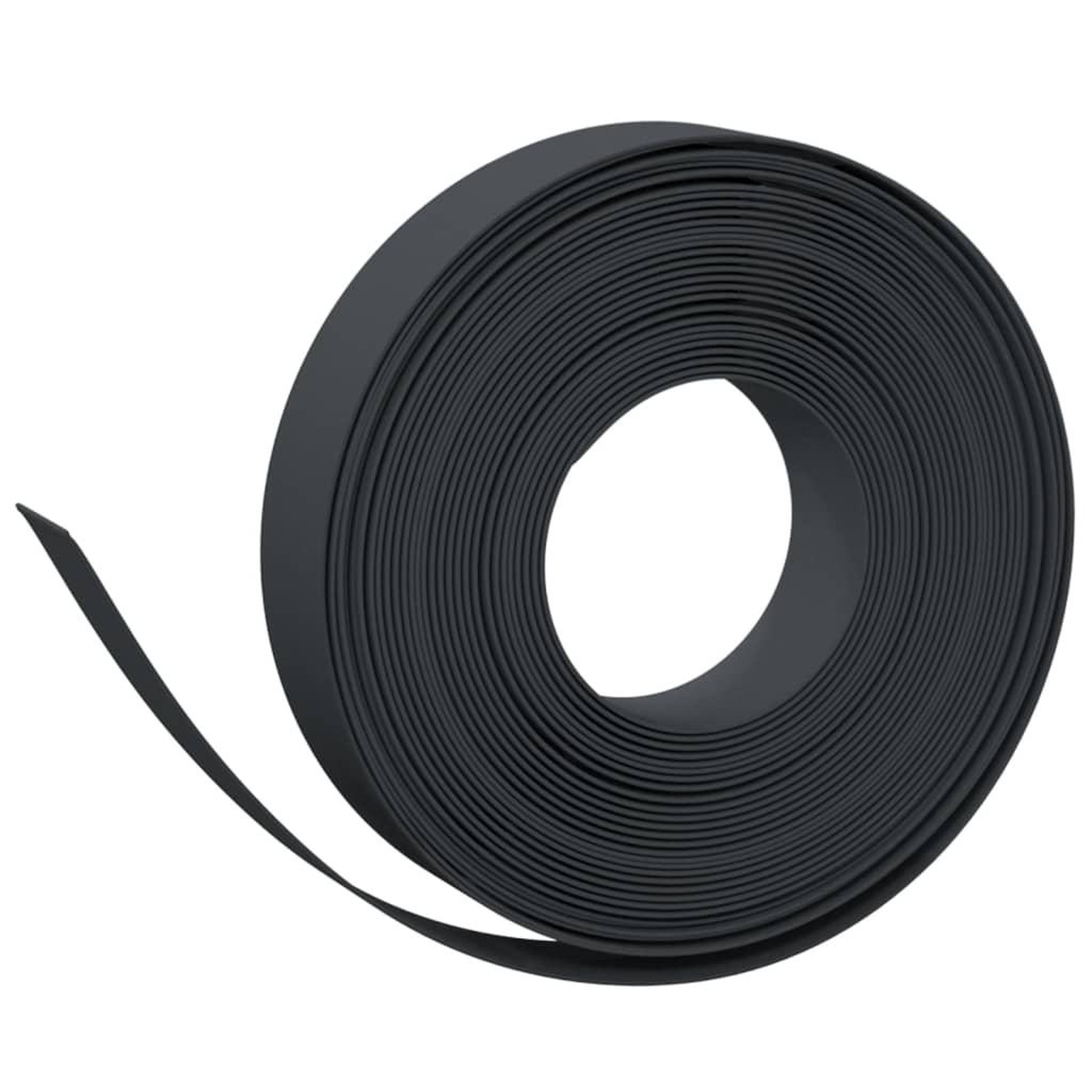 Voir la diapositive 3 : VIDAXL Bordures de jardin 4 pcs noir 10 m 10 cm polyethylene
