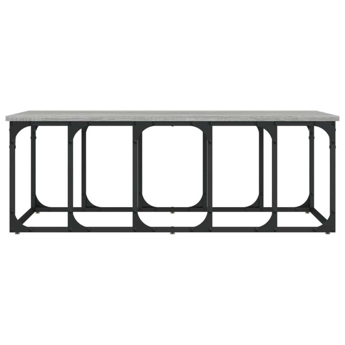 VIDAXL Table basse sonoma gris 100x50x35,5 cm bois d'ingenierie