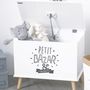 Voir la diapositive 2 : ATMOSPHERA Coffre de rangement enfant en bois JOE