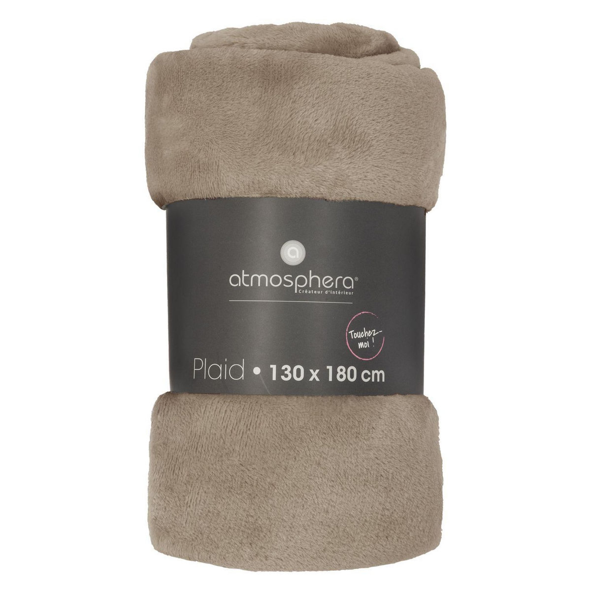 ATMOSPHERA Grand plaid en Flanelle uni