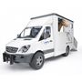 Voir la diapositive 2 : BRUDER Camion de Transport Animal Mercedes-Benz avec un Cheval