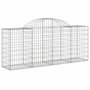 Voir la diapositive 3 : VIDAXL Paniers a gabions arques 7 pcs 200x50x80/100 cm Fer galvanise