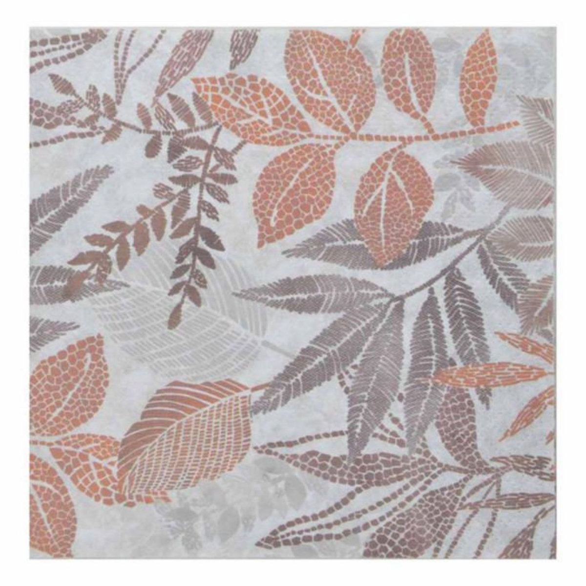 Paris Prix Lot de 20 Serviettes en Papier  Automnal  33x33cm Marron