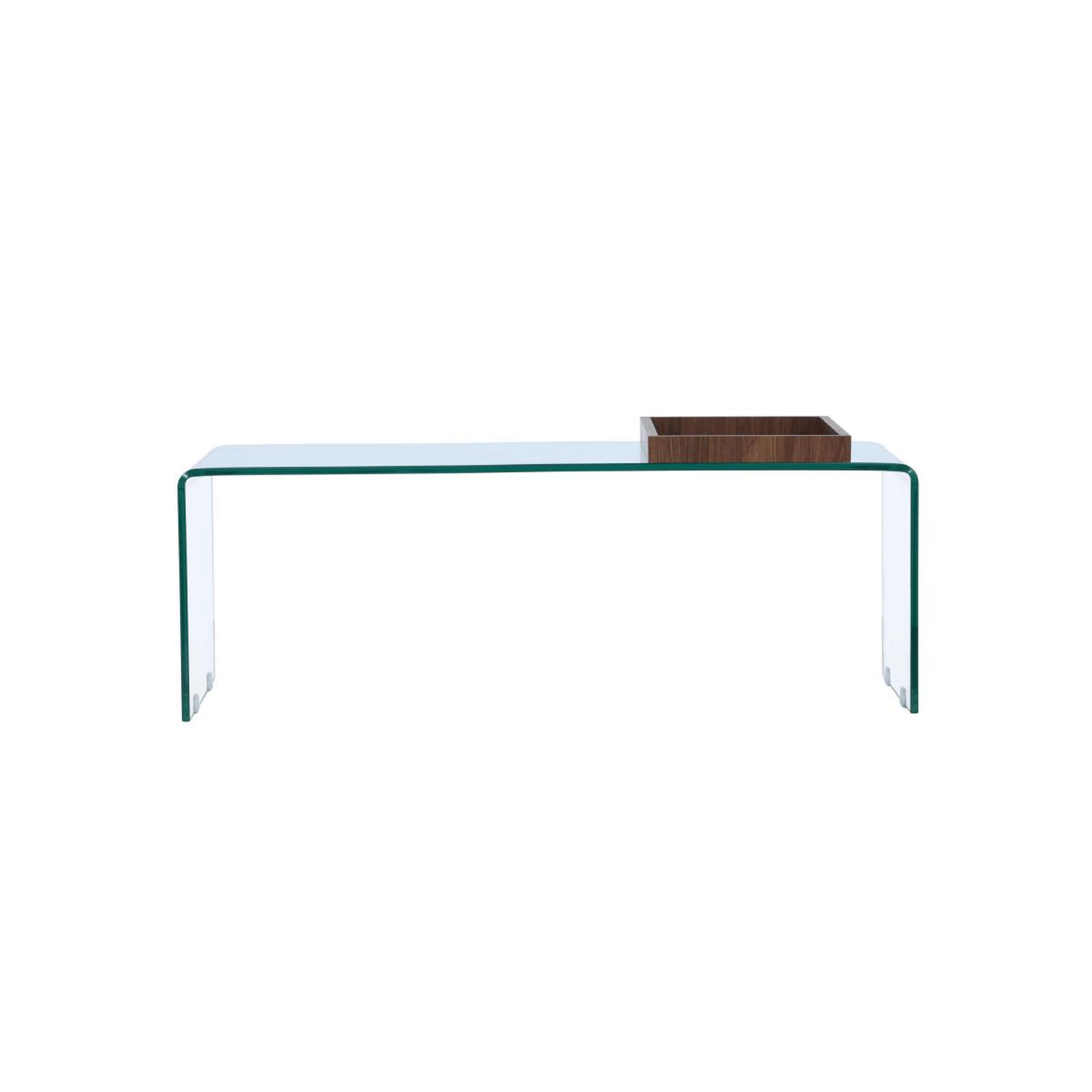 Voir la diapositive 3 : Paris Prix Table basse en verre  telemark  110cm transparent