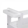 Voir la diapositive 2 : FIVE Desserte de Cuisine  3 Niveaux  75cm Blanc Coton