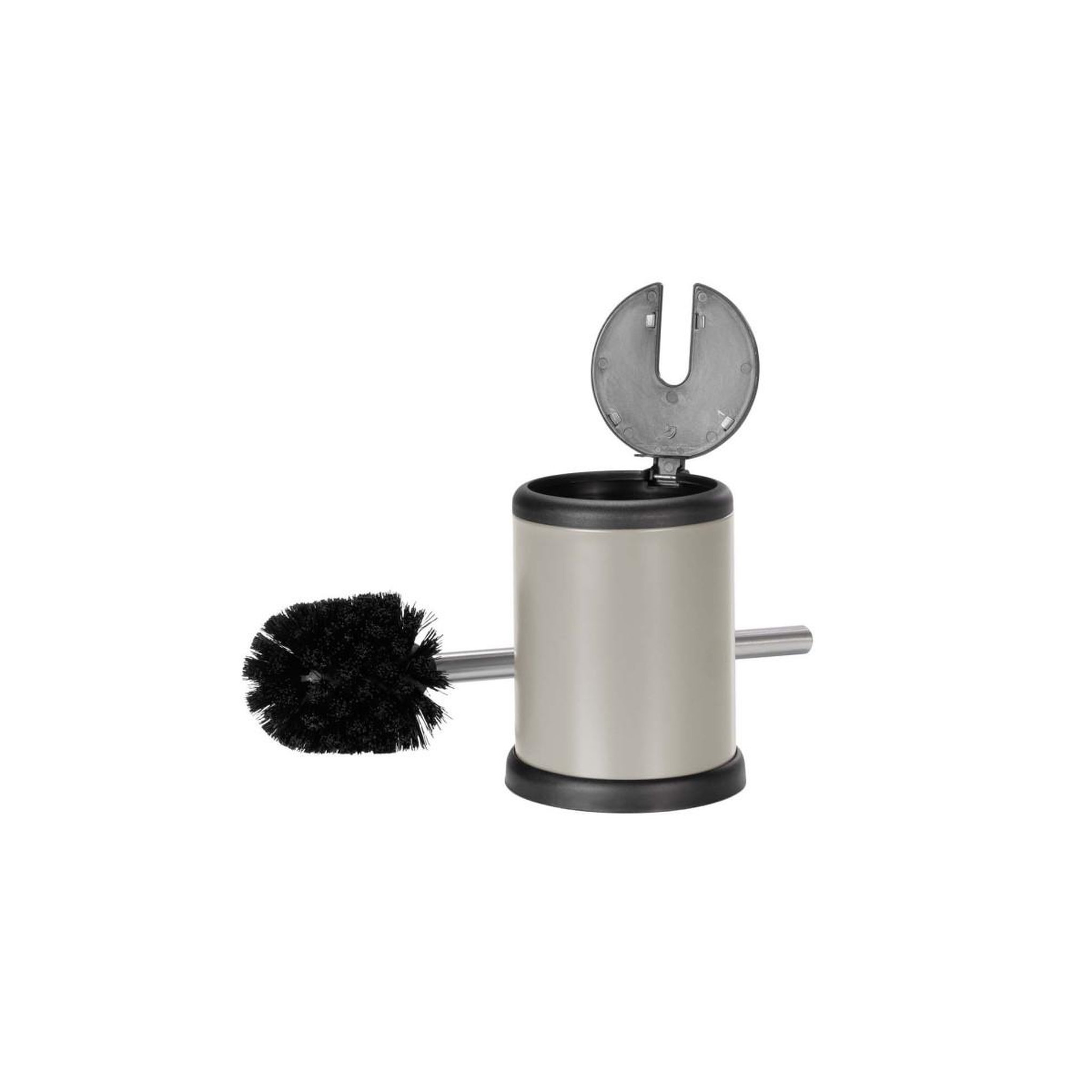 Voir la diapositive 2 : Douceur d'Intérieur Brosse wc en métal  matteis  38cm taupe