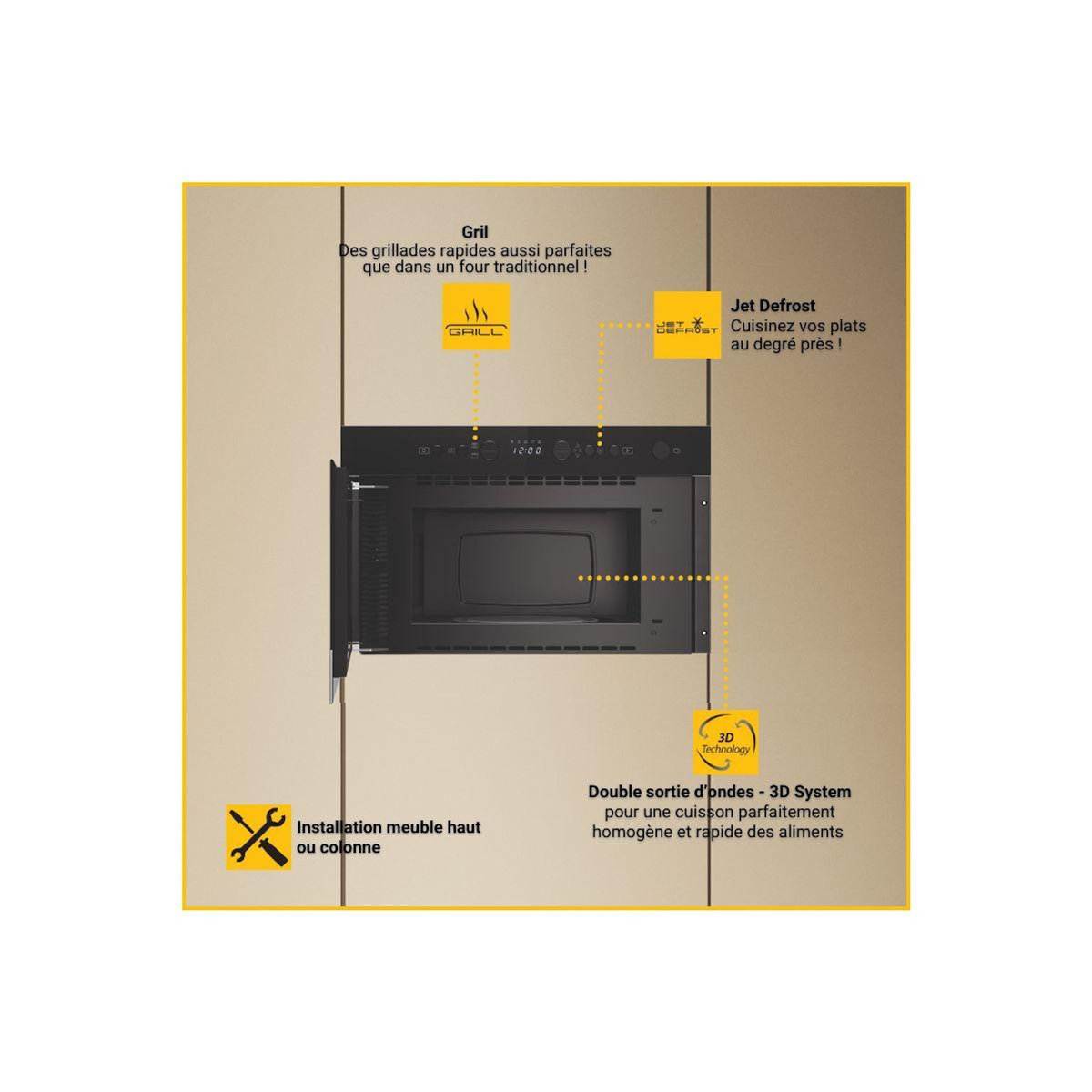 Whirlpool Micro ondes encastrable WM22574BXF