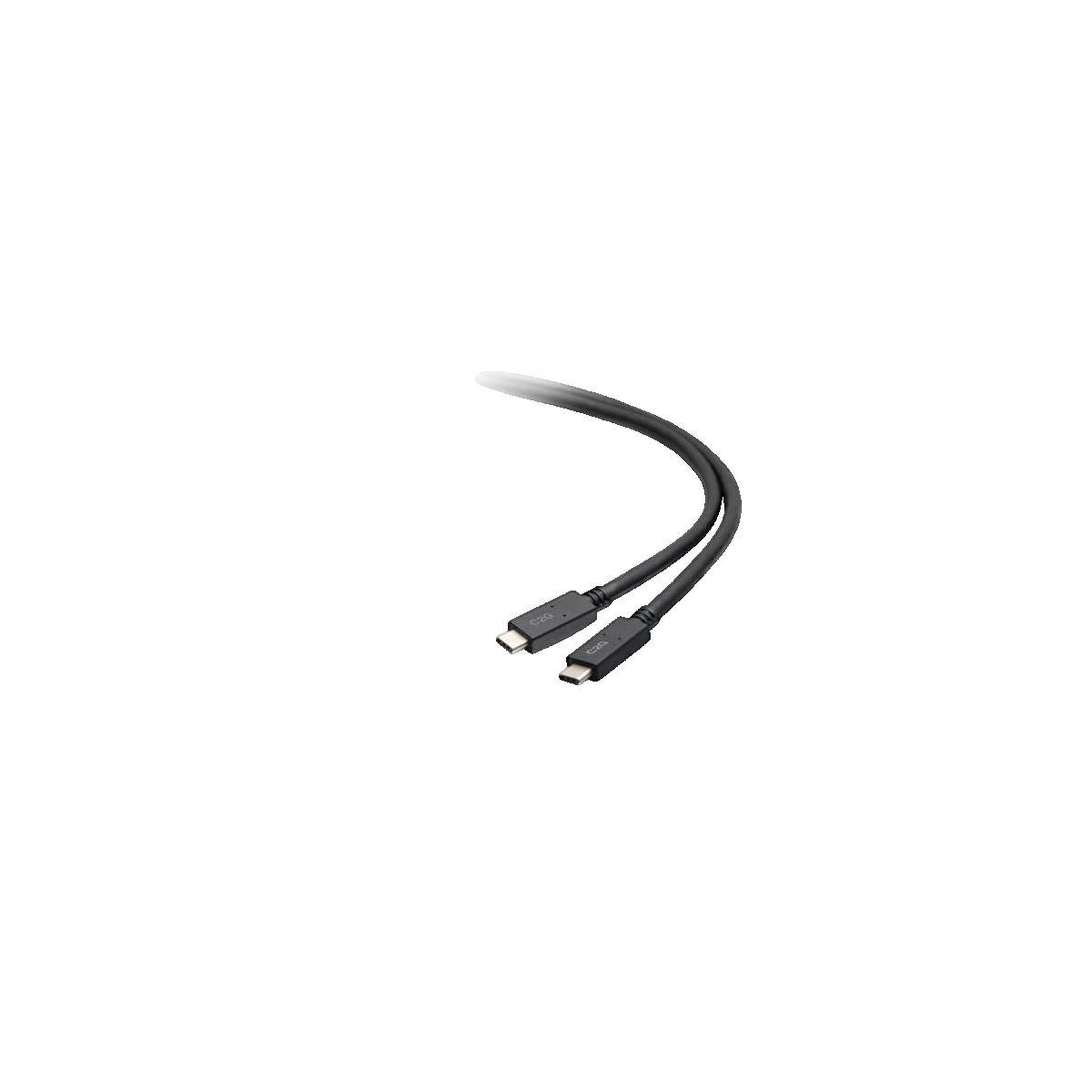 C2G Câble USB-C C2G 0757120288831 2 mètres USB 3,2 Gen 1 5 Gbps 20V 3A Noir