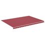 Voir la diapositive 2 : VIDAXL Tissu de remplacement pour auvent Bordeaux rouge 5x3,5 m
