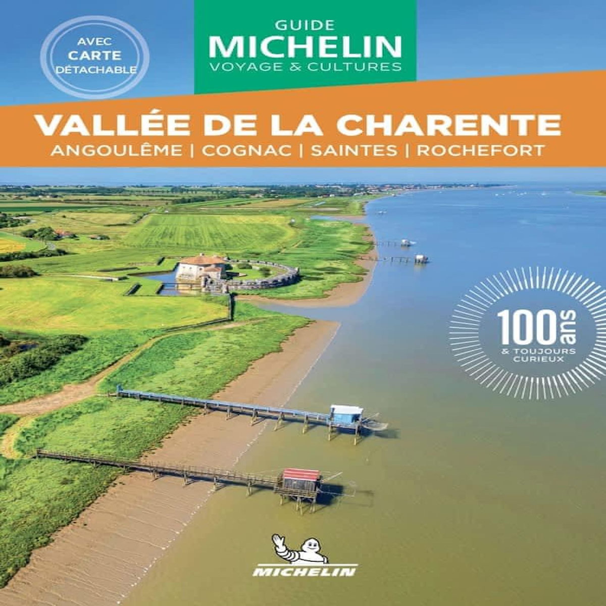 VALLEE DE LA CHARENTE. ANGOULEME, COGNAC, SAINTES, ROCHEFORT, EDITION 2026, AVEC 1 PLAN DETACHABLE, Michelin