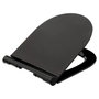 Voir la diapositive 2 : FIVE Abattant WC Ultra-Fin  Soft  45cm Noir