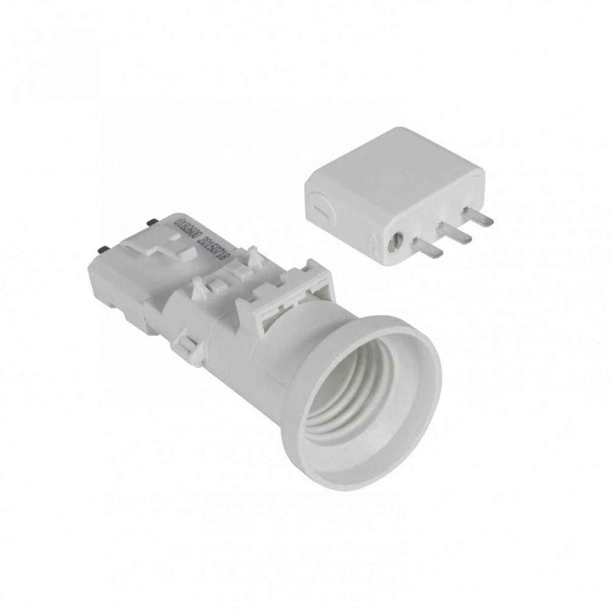 CENTRALE BRICO Douille B22 et fiche DCL plastique blanc DEBFLEX