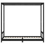 Voir la diapositive 4 : VIDAXL Cadre de lit pour enfants noir 80x200 cm bois de pin massif