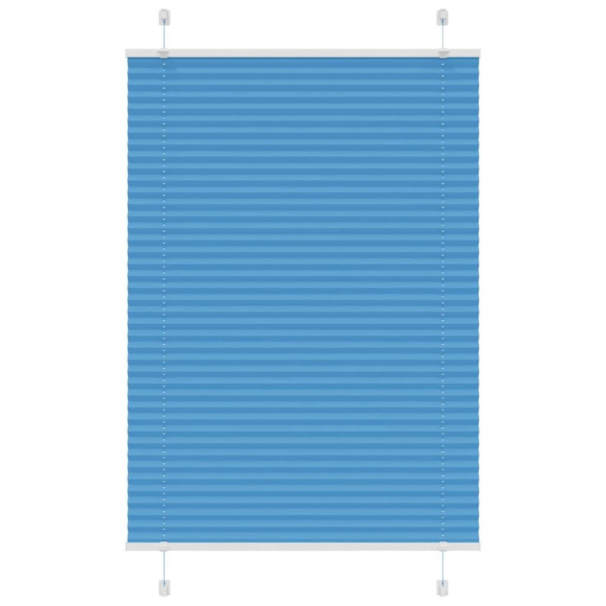 VIDAXL Store plisse bleu 100x150 cm largeur du tissu 99,4cm polyester