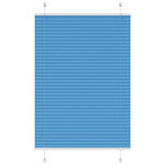 VIDAXL Store plisse bleu 100x150 cm largeur du tissu 99,4cm polyester