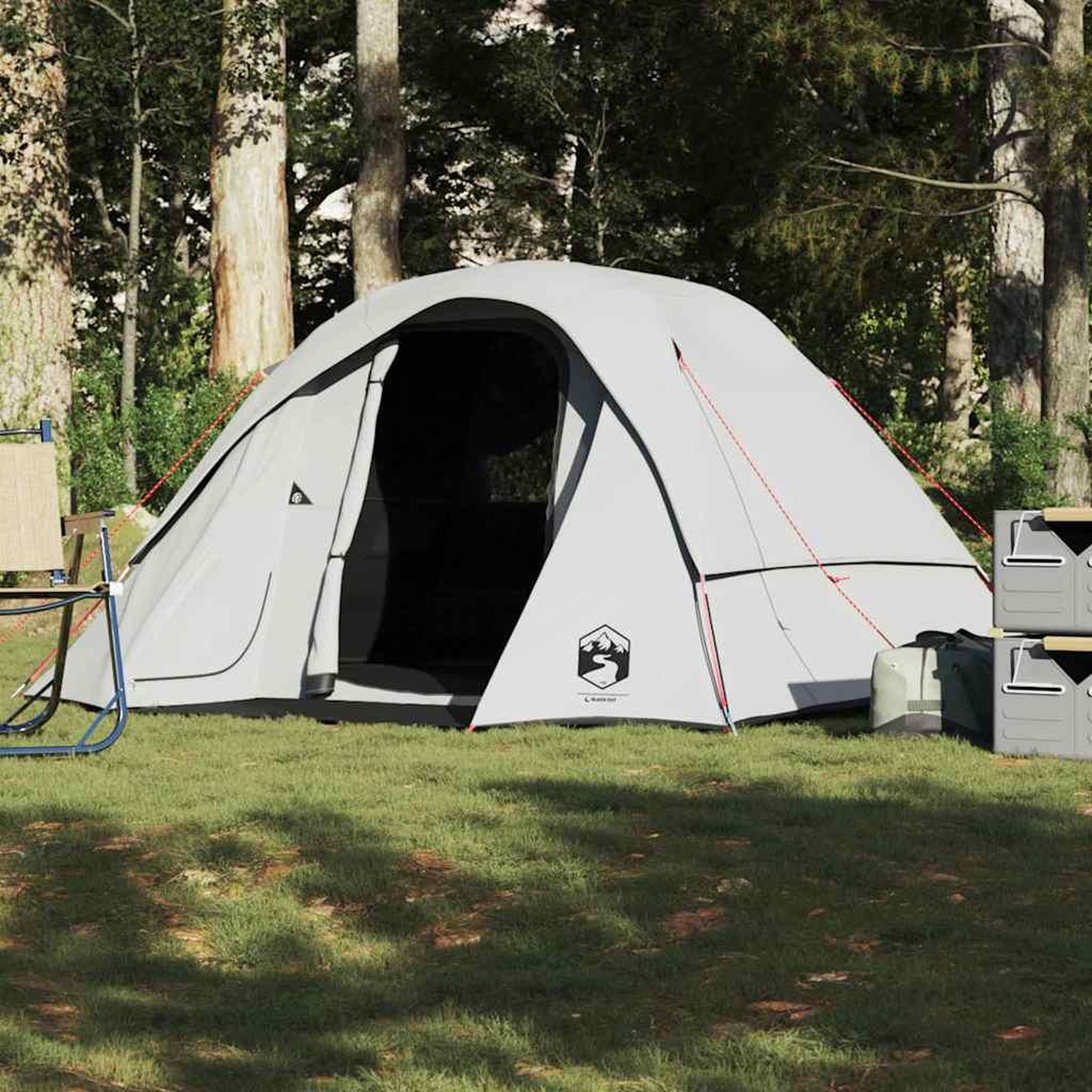Voir la diapositive 4 : VIDAXL Tente familiale cabine 6 personnes tissu occultant impermeable