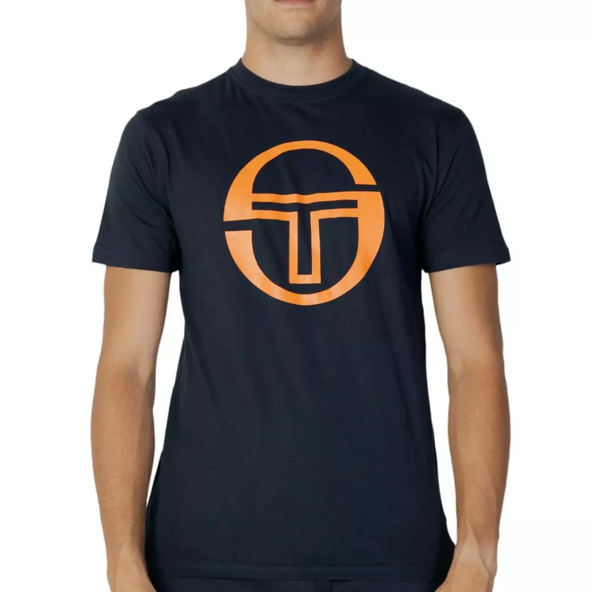 SERGIO TACCHINI T-shirt Marine/Orange Homme Sergio Tacchini Stadium