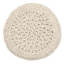 Voir la diapositive 1 : ATMOSPHERA Coussin de Sol Macramé  Palm  44cm Beige