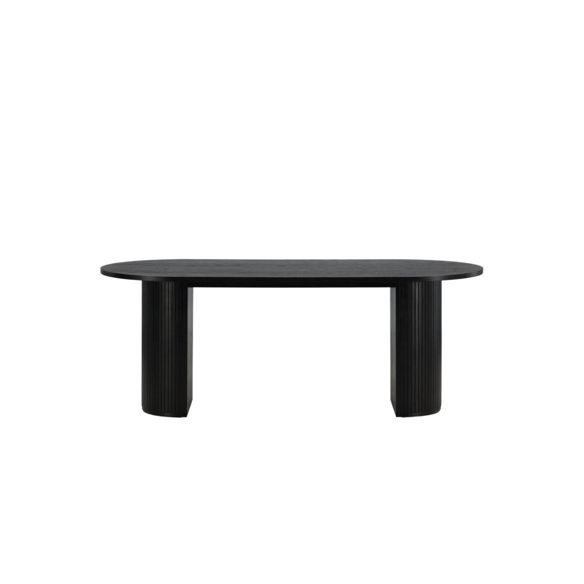 Voir la diapositive 3 : Paris Prix Table à manger ovale  bianca  200cm noir