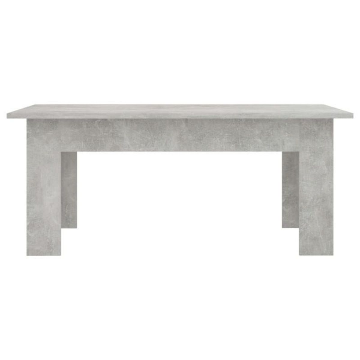 VIDAXL Table basse Gris béton 100x60x42 cm Bois d'ingénierie
