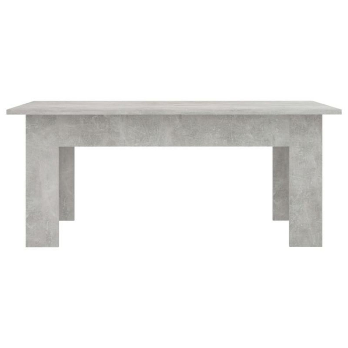 VIDAXL Table basse Gris béton 100x60x42 cm Bois d'ingénierie