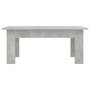 Voir la diapositive 4 : VIDAXL Table basse Gris béton 100x60x42 cm Bois d'ingénierie