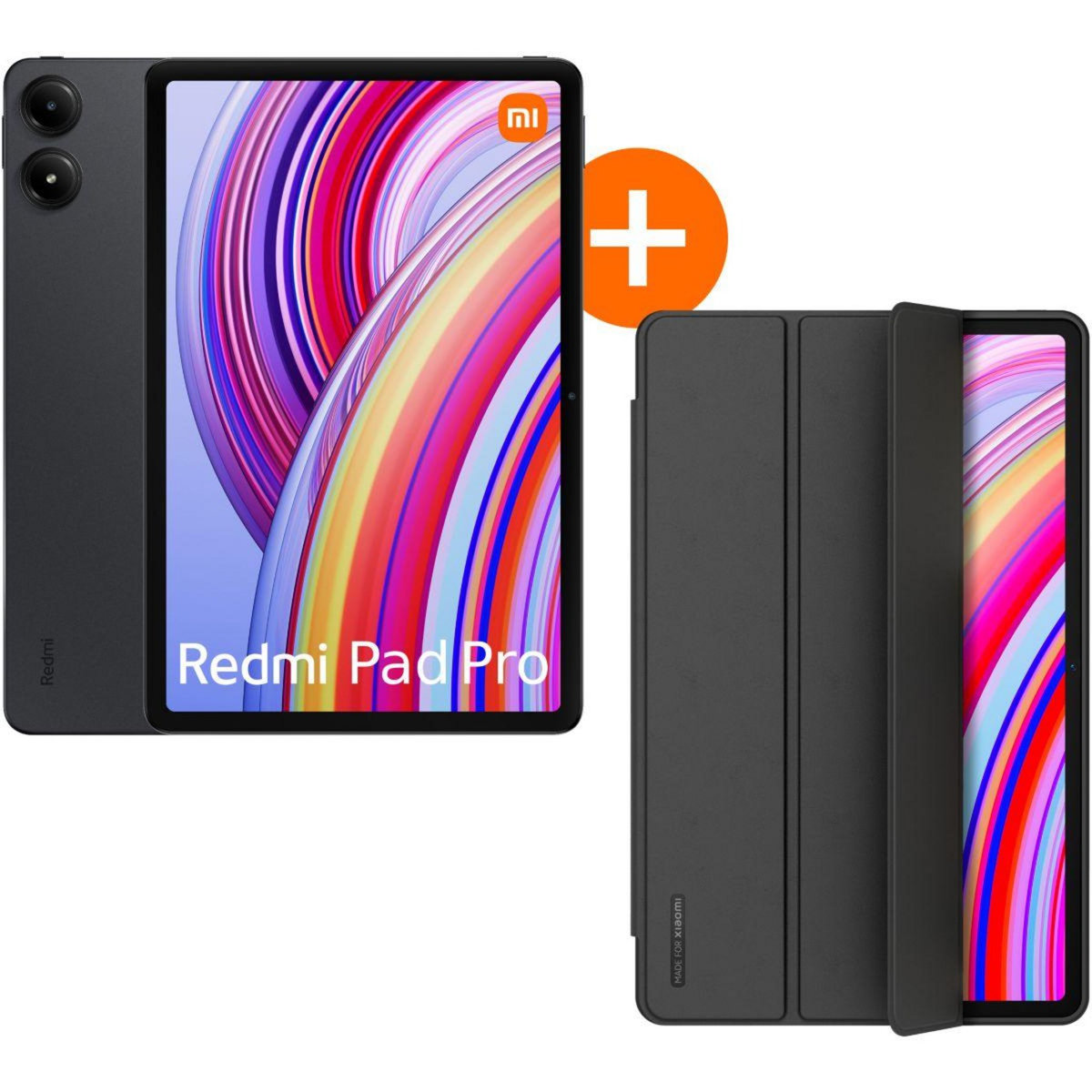 XIAOMI Tablette Android Pack Redmi Pad Pro 128Go+ Folio Black