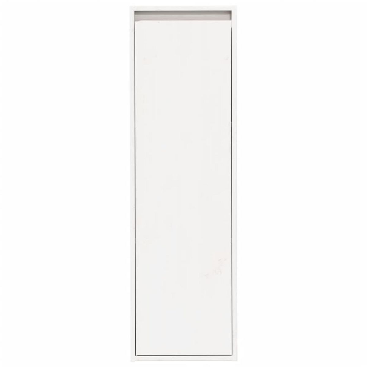 VIDAXL Armoires murales 2 pcs Blanc 30x30x100 cm Bois de pin massif