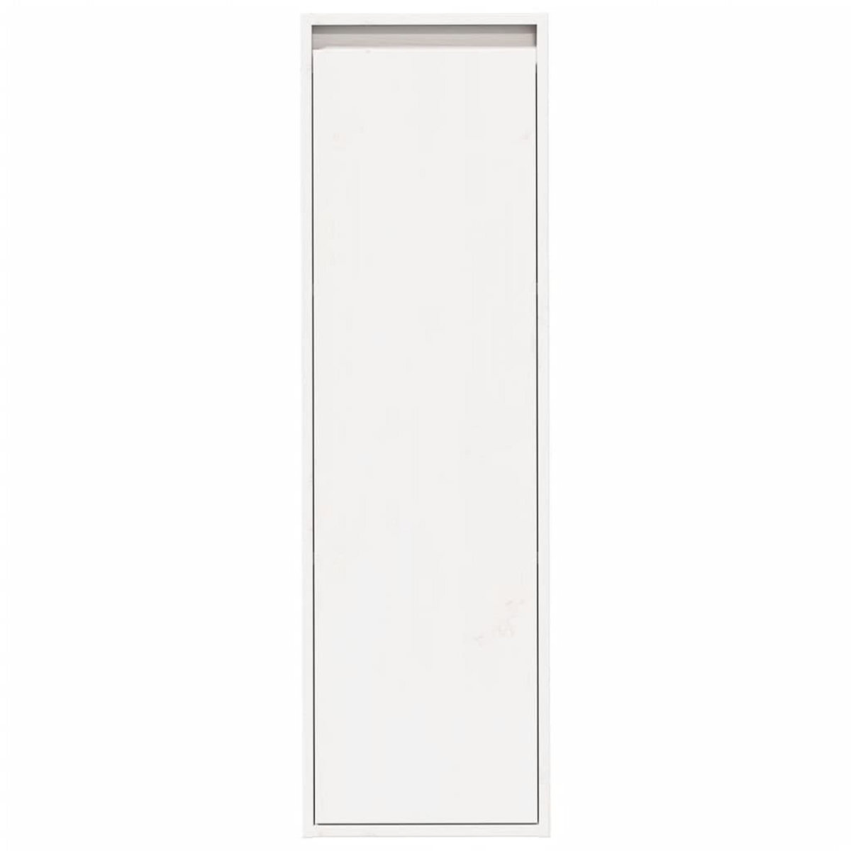 VIDAXL Armoires murales 2 pcs Blanc 30x30x100 cm Bois de pin massif