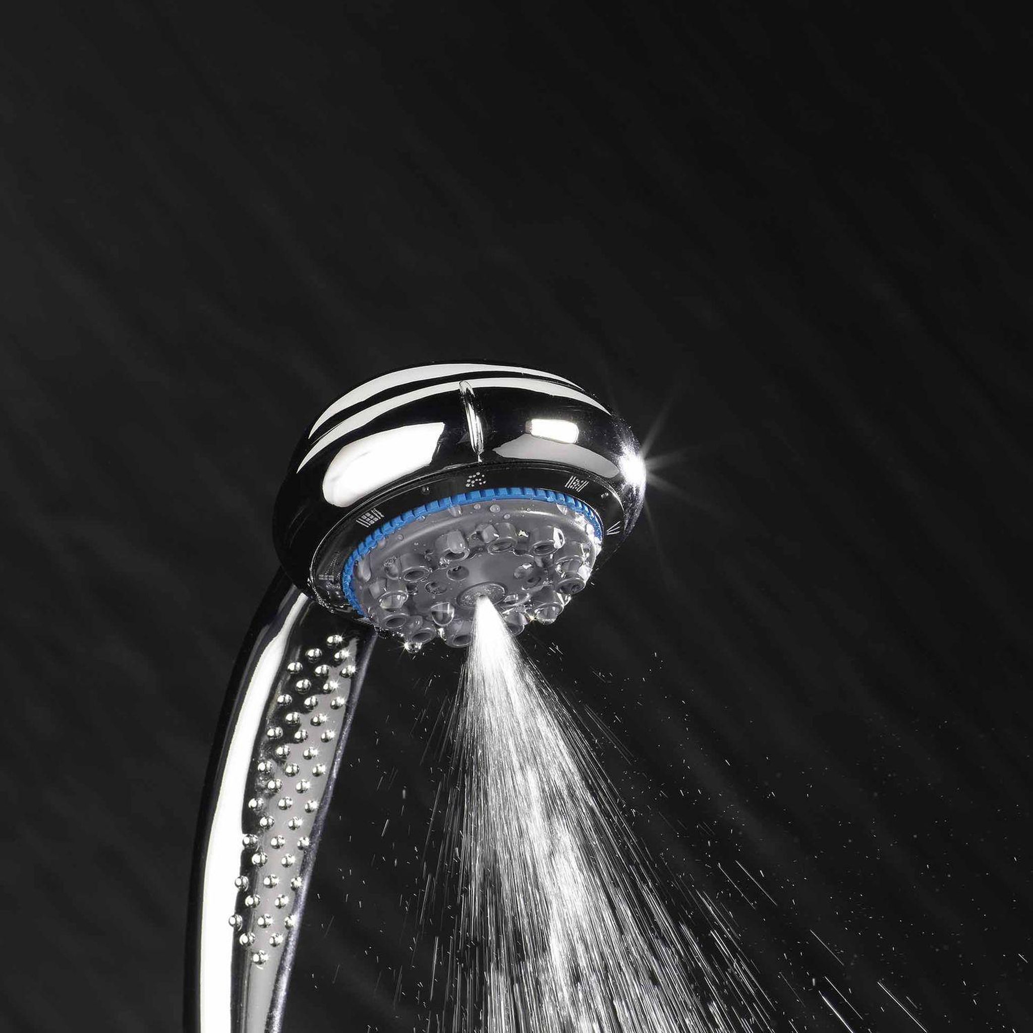 Voir la diapositive 5 : Douceur d'Intérieur Pommeau de douche 8 jets - chromé