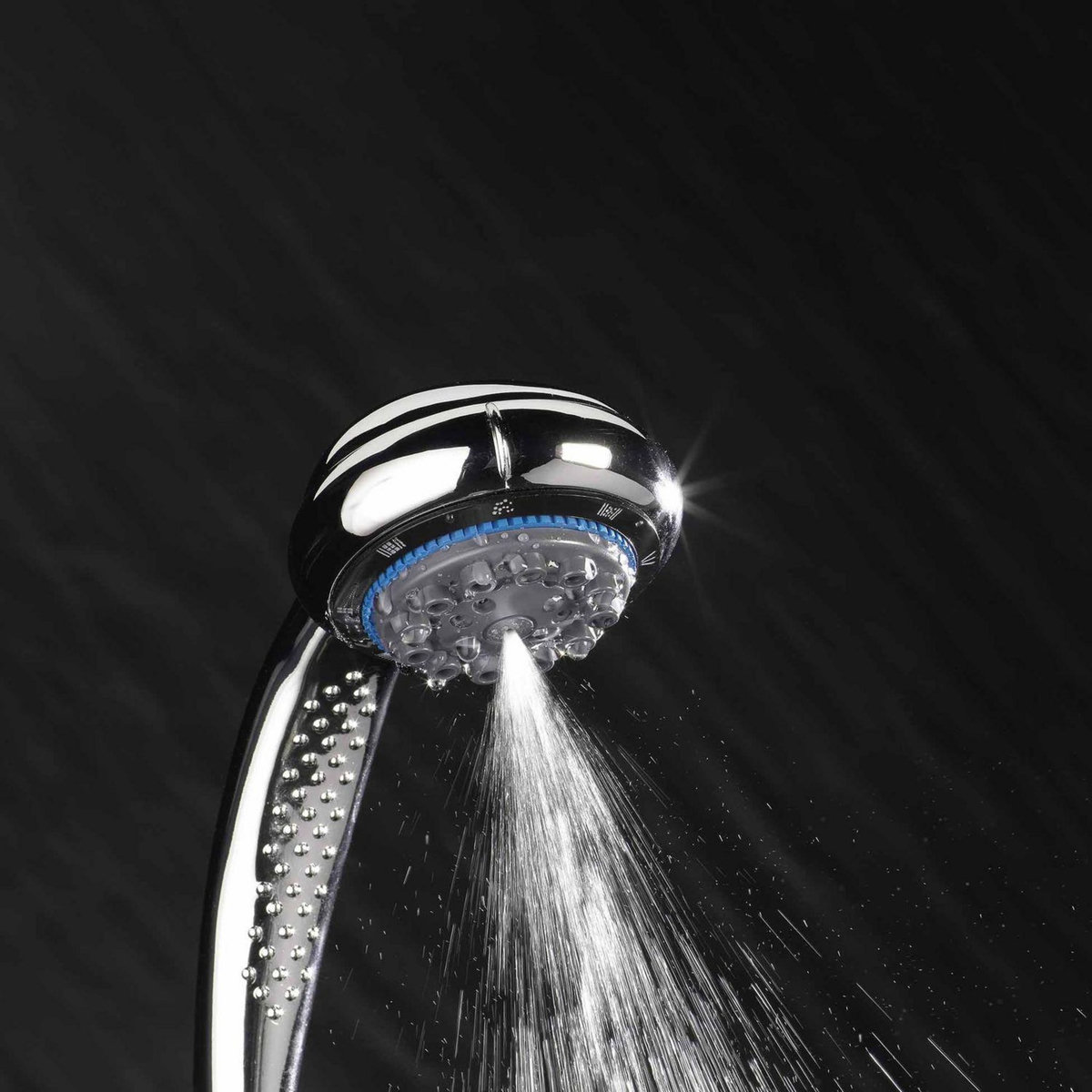 Douceur d'Intérieur Pommeau de douche 8 jets - Chromé