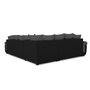 Voir la diapositive 5 : BEST MOBILIER Henry - canapé panoramique d'angle réversible - 7 places - convertible avec coffre - en tissu et pu
