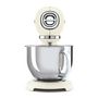 Voir la diapositive 2 : SMEG Robot pâtissier multifonctions 4.8l 1000w crème - SMF05CREU