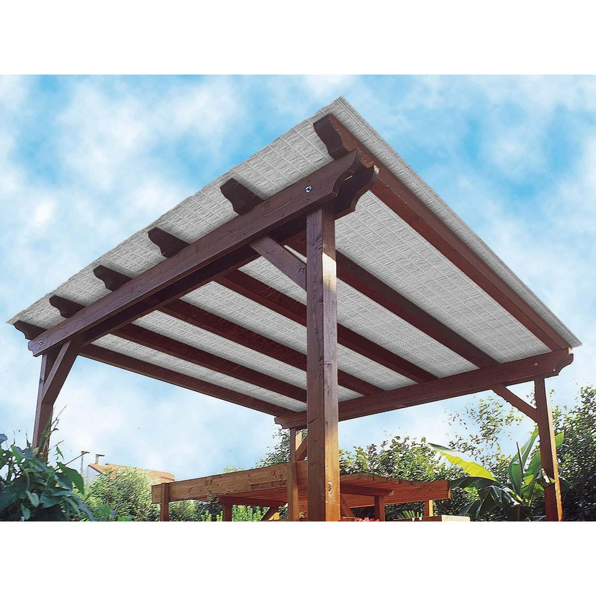 Jardiline Brise vue Multipaille gris 300 x 150 cm - Jardiline