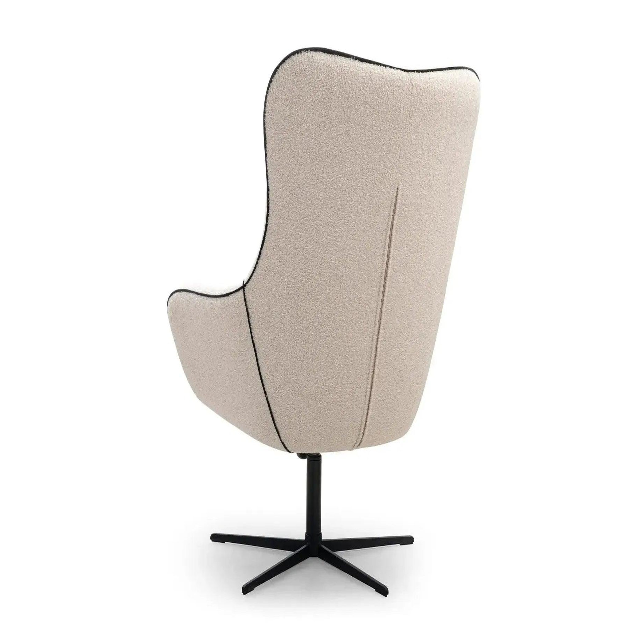 Voir la diapositive 4 : CASANOVA PARIS Zoe - fauteuil en tissu chiné
